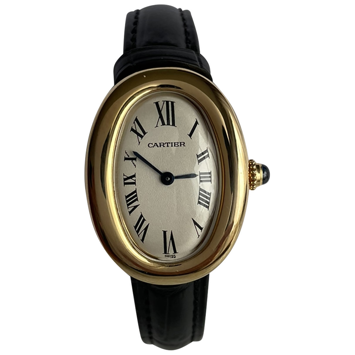 Baignoire yellow gold watch Cartier 